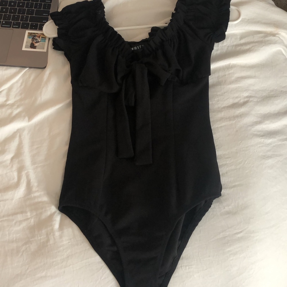 White fox bodysuit